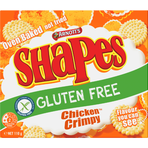 Arnott's Shapes Gluten Free Crimpy Chicken Crackers
