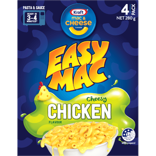 Kraft Easy Mac Cheesy Chicken Flavour Ready Meal