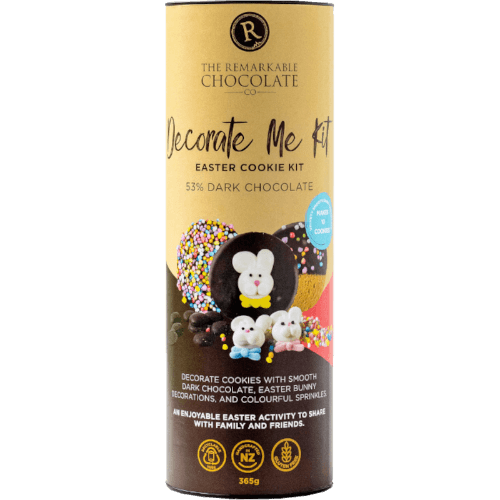 The Remarkable Chocolate Co 53% Dark Chocolate Decorate Me Easter Cookies Kit