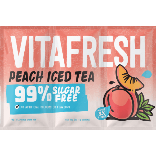 Vitafresh 99% Sugar Free Peach Iced Tea Flavoured Drink Mix
