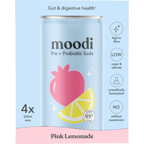 Moodi Pink Lemonade Carbonated Drinks