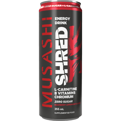 Musashi Raspberry Lemonade Shred Energy Drink