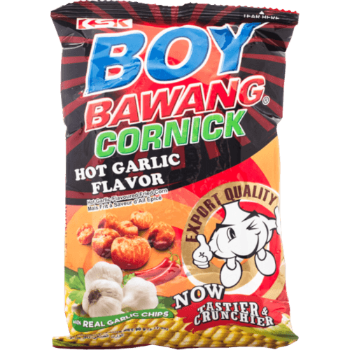 Boy Bawang Hot Garlic Flavor Cornick