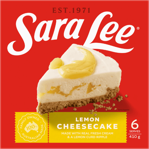 Sara Lee Lemon Cheesecake