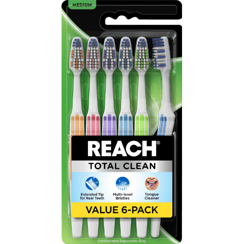 Reach Total Clean Medium Toothbrush