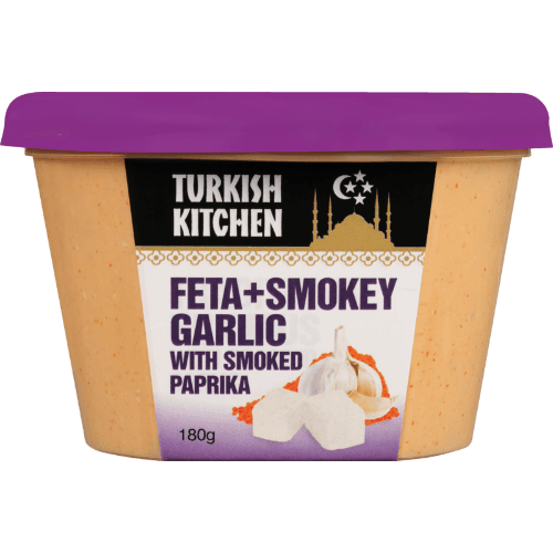 Turkish Kitchen Feta and Smokey Garlic Smoked Paprika Dip