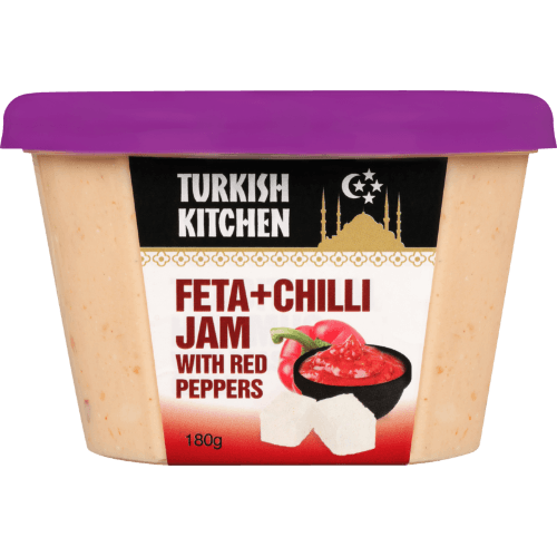 Turkish Kitchen Feta and Chilli Jam With Red Peppers Dip