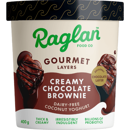 Raglan Food Co Gourmet Layers Creamy Chocolate Brownie Dairy-Free Coconut Yoghurt