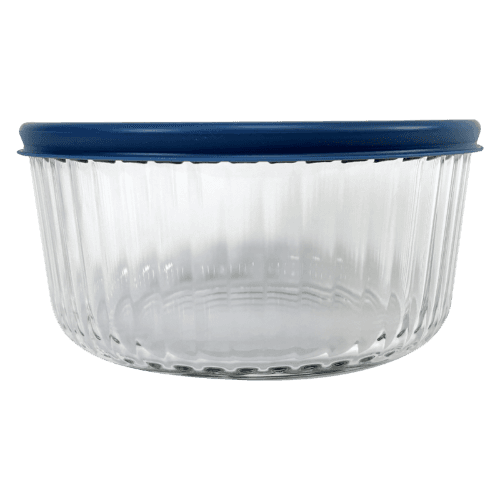 Kates Elara Round Ribbed Glass Container 950ml