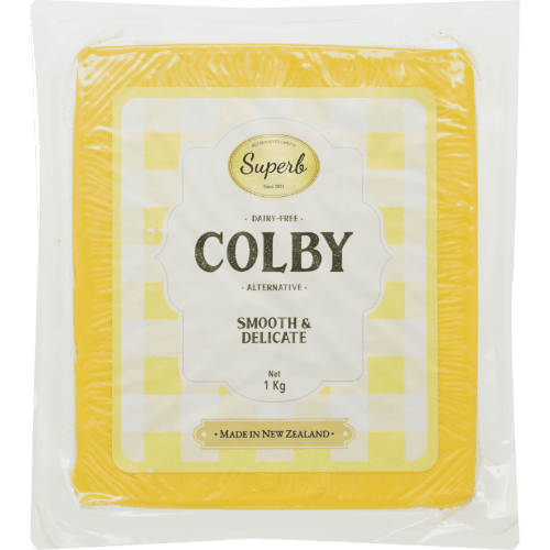 Superb Colby Alternative Dairy-free Cheese Block