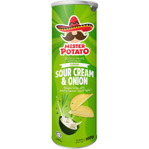 Mr Potato Crisps Sour Cream & Onion Flavour Potato Crisps