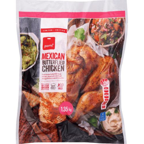 Pams Mexican Butterflied Chicken