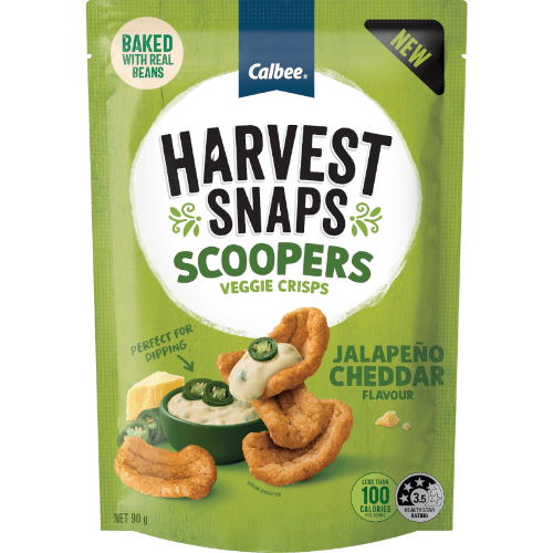 Calbee Harvest Snaps Jalapeno Cheddar Scoopers
