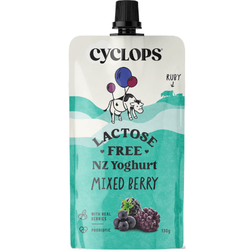 Cyclops Lactose Free Mixed Berry NZ Yoghurt