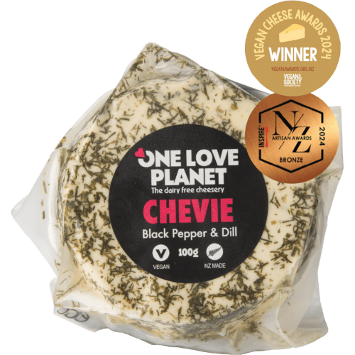 One Love Planet Chevie Dill & Black Pepper Dairy Free Cheese