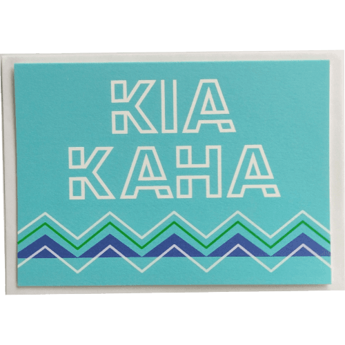 In The Ngahere Kia Kaha Greeting Card
