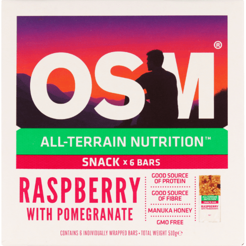 One Square Meal All-Terrain Nutrition Raspberry With Pomegranate Snack Bars