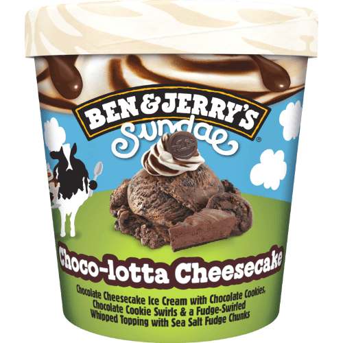 Ben & Jerry's Choco-Lotta Cheesecake Sundae Ice Cream