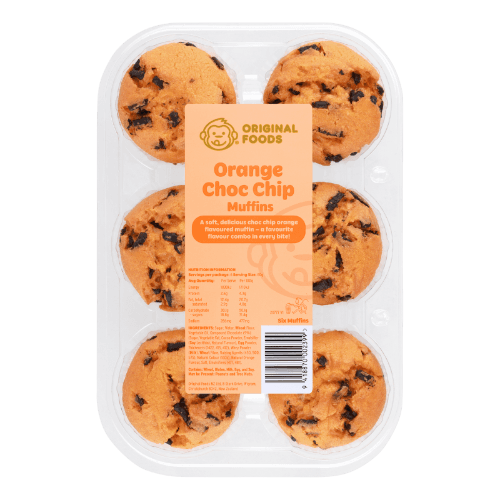 Original Foods Orange Choc Chip Muffins