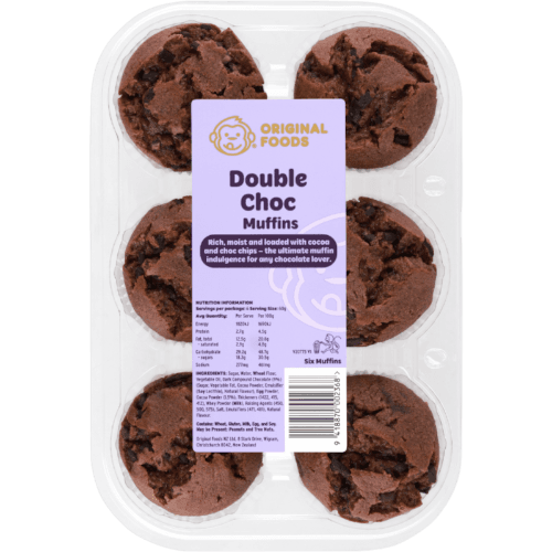 Original Foods Double Choc Muffins