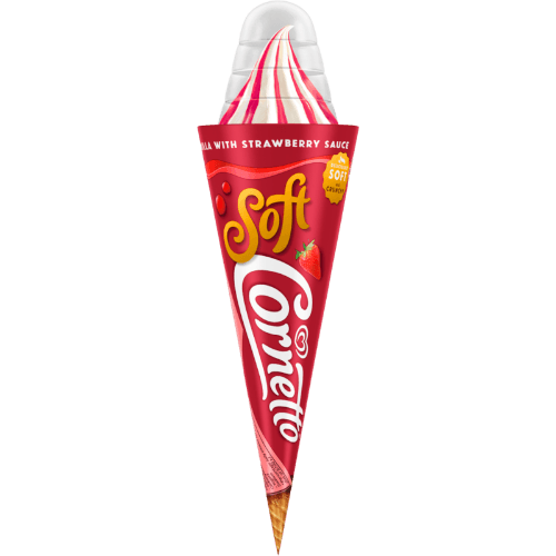 Cornetto Soft Strawberry Frozen Dessert