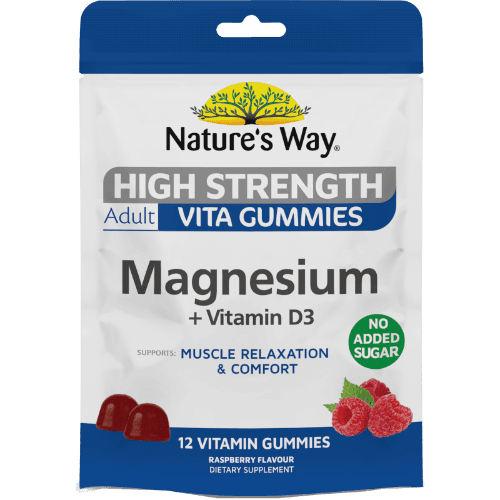 Natures Way High Strength Magnesium Adult Vita Gummies
