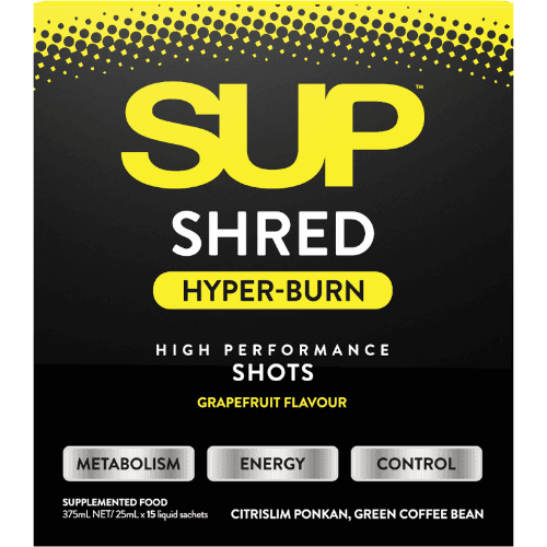 SUP Shred Hyper-Burn Grapefruit Flavour High Performance Shots