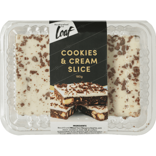 Loaf Cookies & Cream Slice