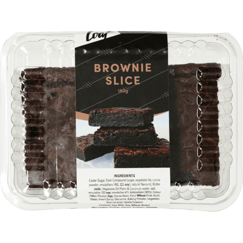Loaf Chocolate Brownie Slice