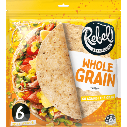 Rebel Bakehouse Wholegrain Soft Wraps