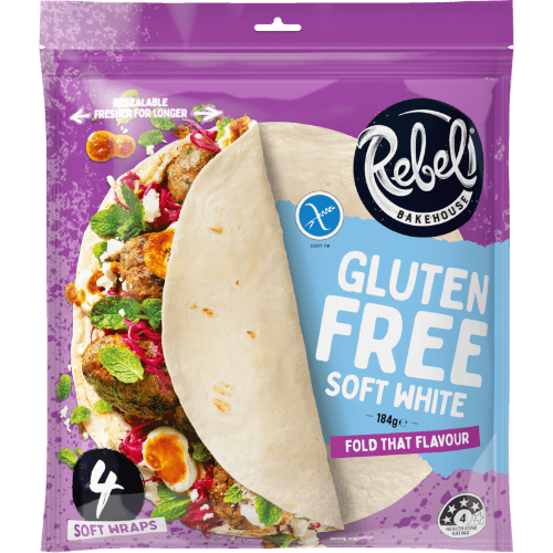 Rebel Bakehouse Gluten Free Soft White Wraps