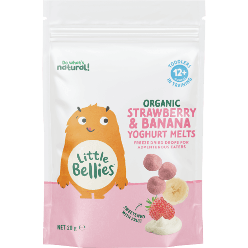 Little Bellies Strawberry & Banana Yoghurt Melts 12+ Months