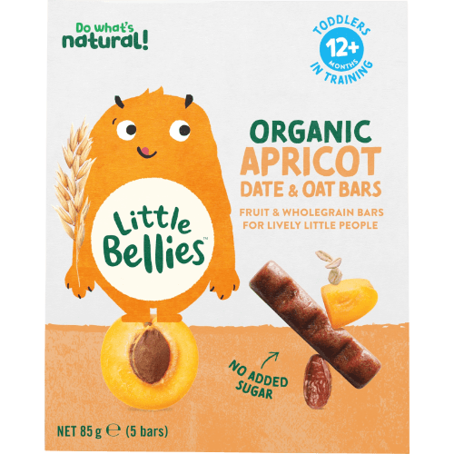 Little Bellies Organic Apricot Date & Oat Bars 12+ Months