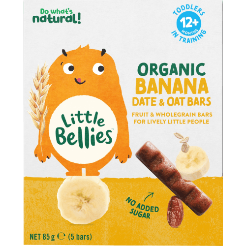 Little Bellies Organic Banana Date & Oat Bars 12+ Months