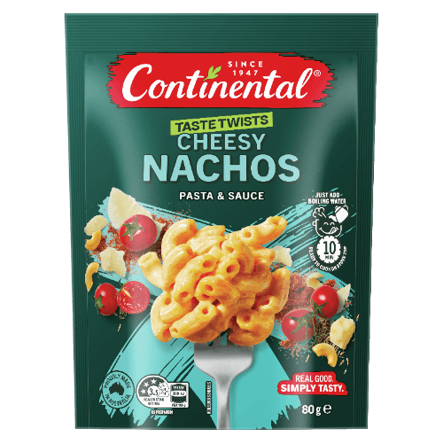 Continental Taste Twist Cheesy Nachos Pasta & Sauce