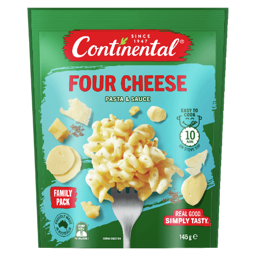 Continental Four Cheeses Pasta & Sauce