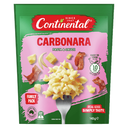 Continental Bacon Carbonara Pasta & Sauce