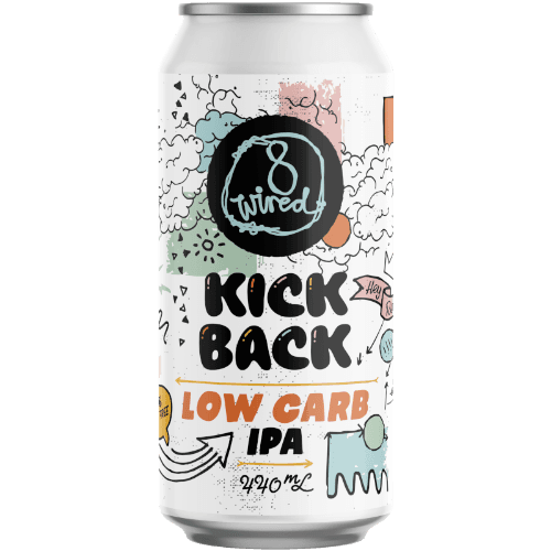 8 Wired Kick Back Low Carb IPA