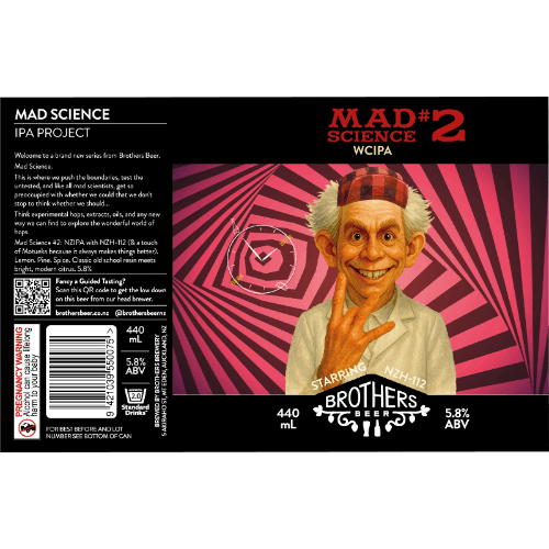 Brothers Beer Mad Science #2 Bright WCIPA