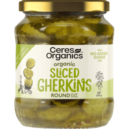 Ceres Organics Sliced Gherkins