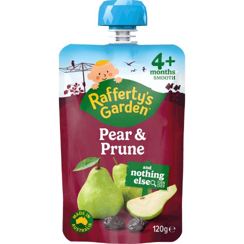 Rafferty's Garden Pear & Prune 4+ Months Smooth