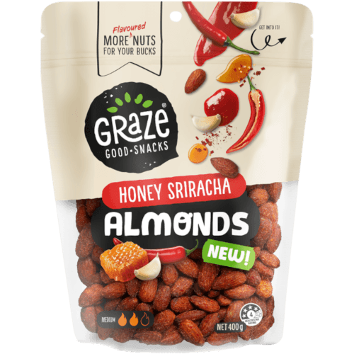 Graze Honey Sriracha Almonds