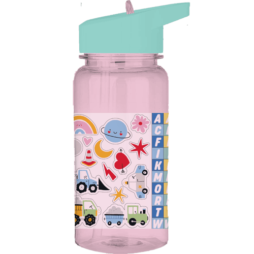 Snazzee Kids Sipper  Bottle & Stickers