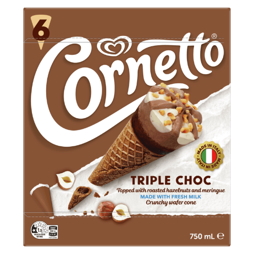 Cornetto Triple Chocolate Frozen Dessert