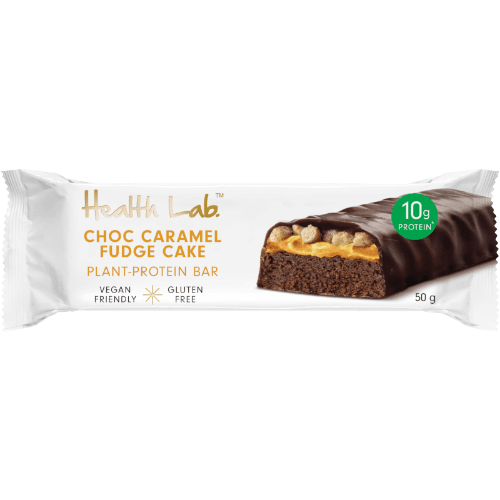 Health Lab Choc Caramel Fudge Cake Plant-Protein Bar