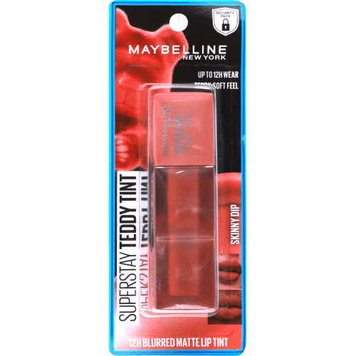 Maybelline New York Superstay Teddy Tint Skinny Dip 12Hr Blurred Matte Lip Tint