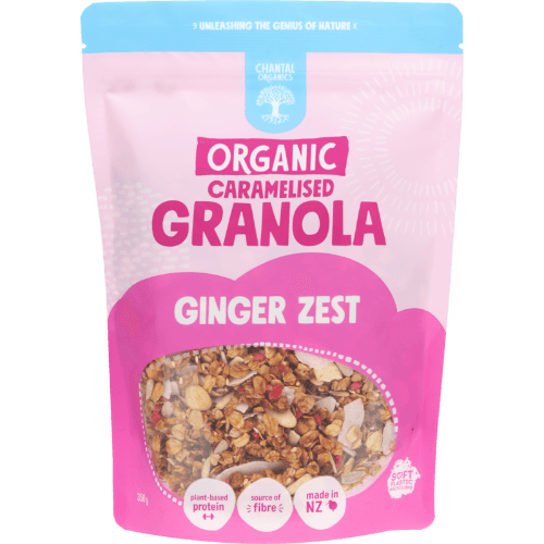 Chantal Organics Ginger Zest Organic Caramelised Granola