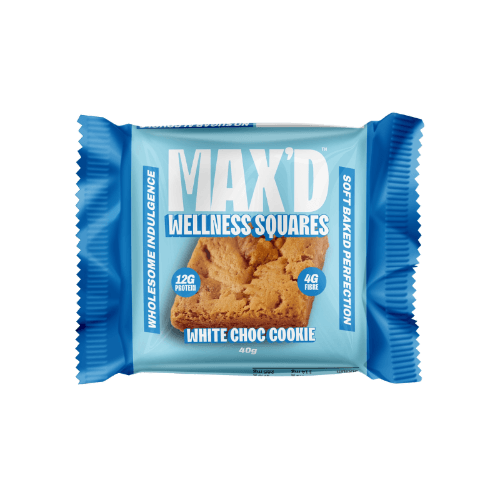 MAX'D White Choc Cookie Wellness Squares