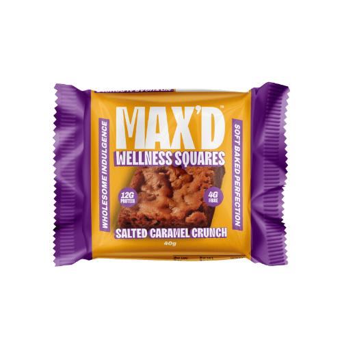MAX'D Salted Caramel Crunch Wellness Squares