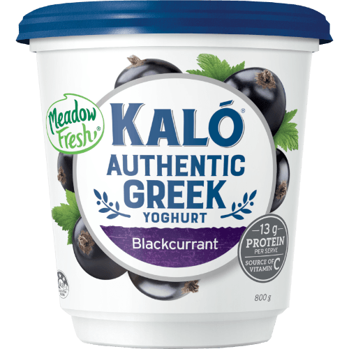 Meadow Fresh Kalo Authentic Greek Blackcurrant Yoghurt